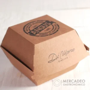 Caja de Hamburguesa Personalizada para Cafeterías