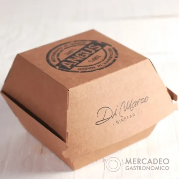 Caja de Hamburguesa Personalizada para Cafeterías
