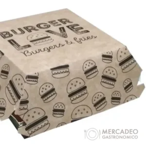 Caja de Hamburguesas Artesanales para Cafeterías