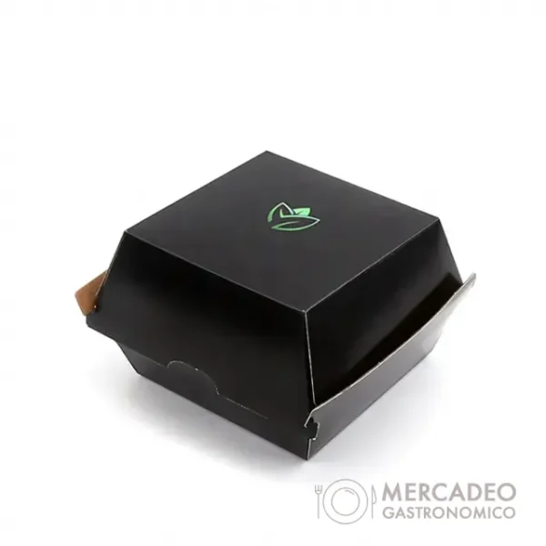Caja de Hamburguesas con Cierre Seguro para Delivery