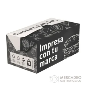 Caja de Hamburguesas para Puestos Callejeros