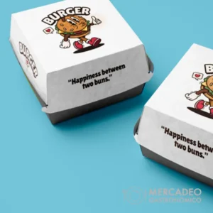 Caja para Hamburguesas Caseras de Soda