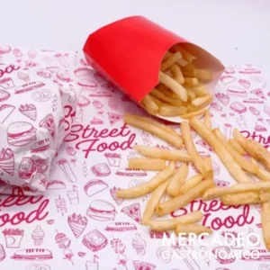 Papel Antigrasa para Papas Fritas XL