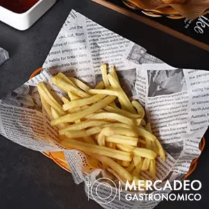 Papel Antigrasa para Snacks de Bar